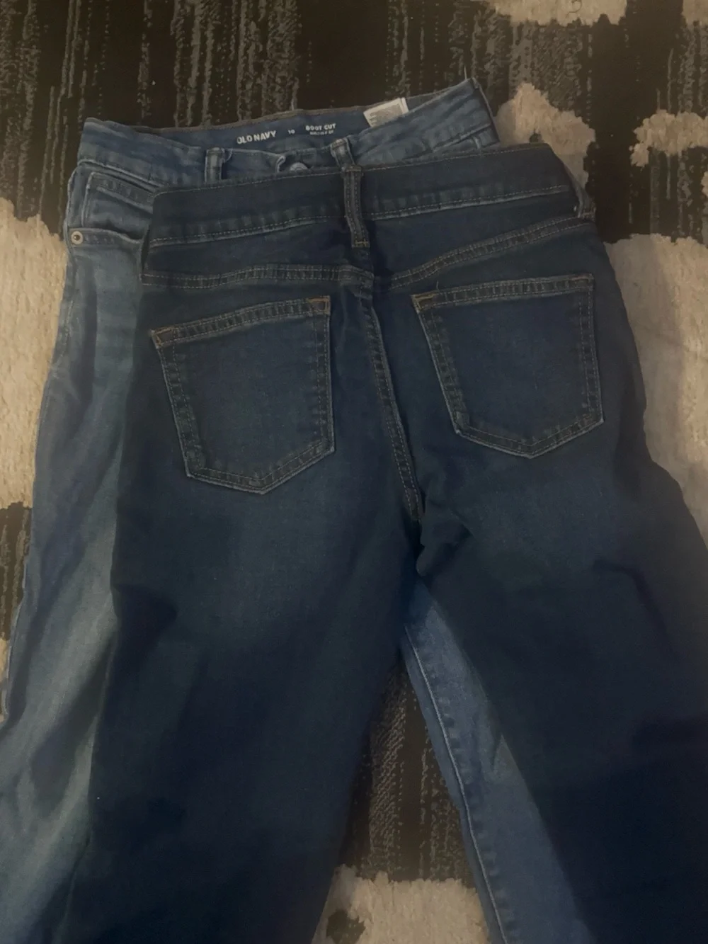 Boys Old Navy Boot Cut Denim Jeans - 2 pack